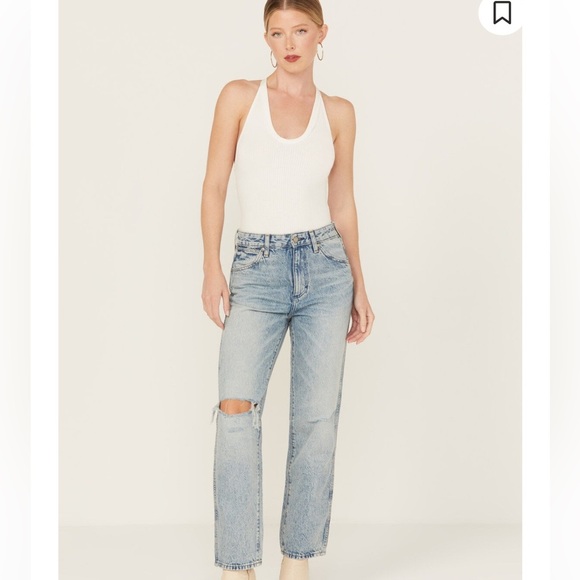 Wrangler Wild West Women’s 27x28  High Rise Straight Leg Jeans  Denim Read Desc - Picture 1 of 7